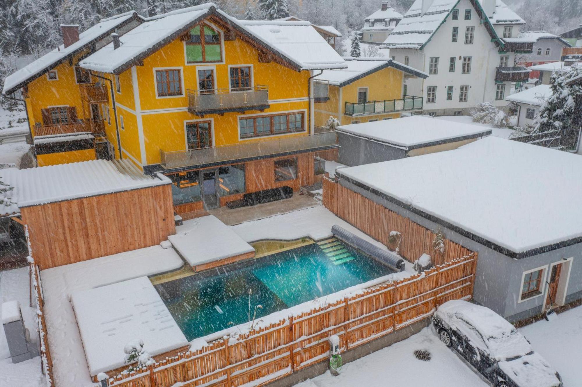 Alpinspa Zur Post Apartment - Bergbahn Von 16 Mai Bis November 2025 Inklusive باد جاستاين المظهر الخارجي الصورة